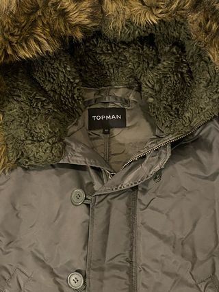 Chaqueta Bomber Topman Talla M Verde Militar