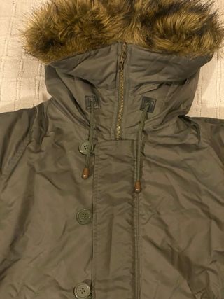 Chaqueta Bomber Topman Talla M Verde Militar