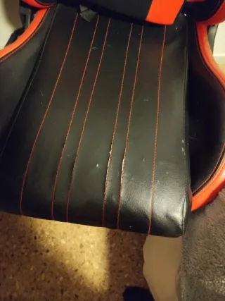 Silla Gaming Negra y Roja