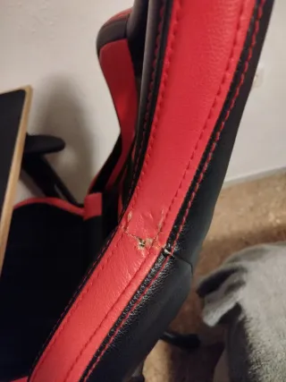 Silla Gaming Negra y Roja