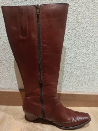 Botas altas de piel Pikolinos mujer
