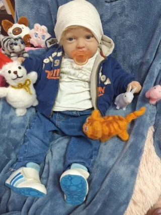 Reborn Silicona 60cm Gigante