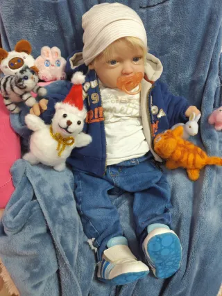 Reborn Silicona 60cm Gigante