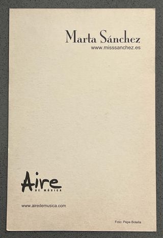 Pack Postales Miss Marta Sánchez 2007