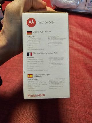 Vigilabebés Motorola MBP8 Audio Digital