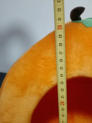 Camita para mascota calabaza