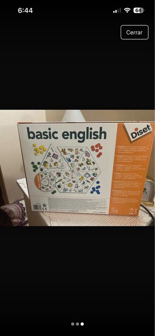 Juego Educativo Basic English Diset