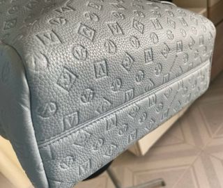 Borsa Valentini azzurra con fiocco