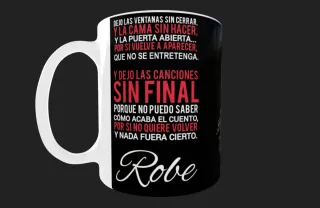 Taza Extremoduro personalizada fans