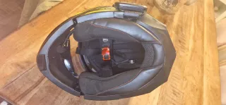 Casco Modular Acerbis Negro y Amarillo