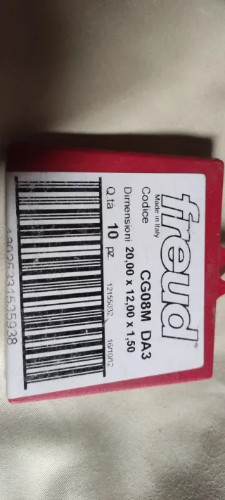 Inserti per fresa CG08M DA3
