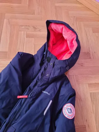 Abrigo Quechua Niñ@ Montaña y Nieve Azul/Rosa