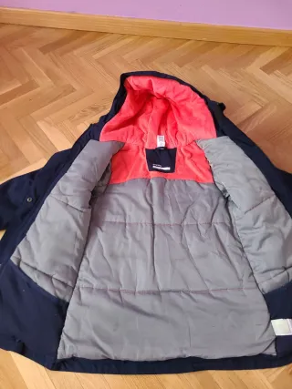 Abrigo Quechua Niñ@ Montaña y Nieve Azul/Rosa