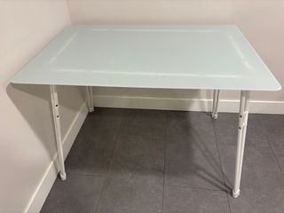 Mesa Cocina Cristal 110x75 cm