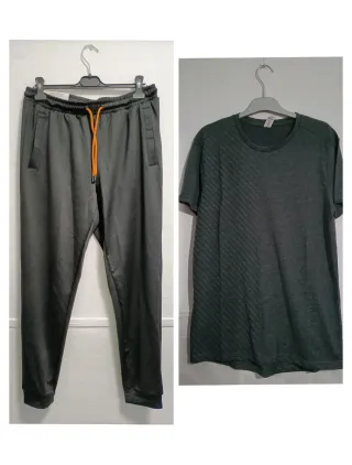 Abbigliamento sportivo da uomo: pantaloni e maglietta