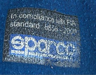 Guantes Sparco Azul y Plateado