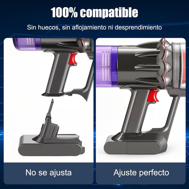 NexEnercell V10 6000mAh Batería para Dyson V10