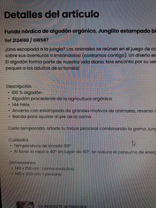 Funda Nórdica Infantil IKEA