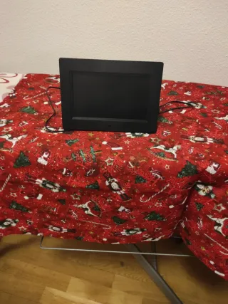 Marco de fotos digital negro