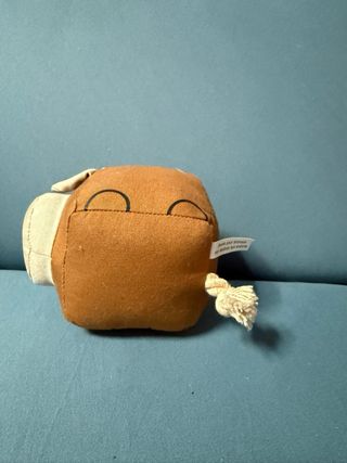 Peluche cane marrone stoffa