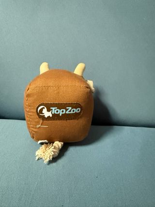 Peluche cane marrone stoffa