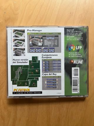 PC Futbol 4.0 Liga 95-96 CD-ROM