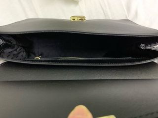 Borsa Bauletto Patrizia Pepe Nera Oro