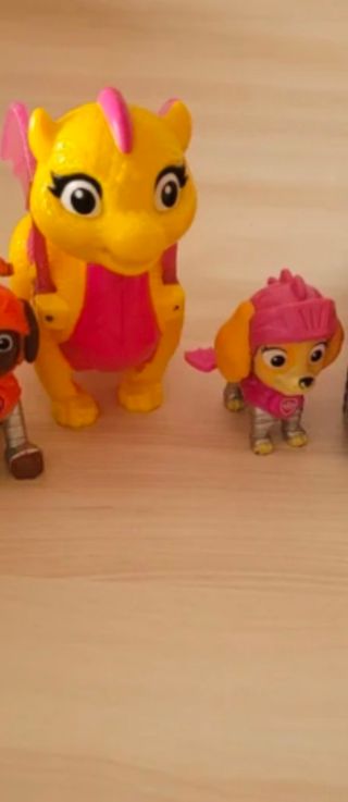 Lote Skie patrulla canina dragón y moto