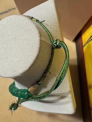 Collana Indiana in Smeraldo taglio Briolette