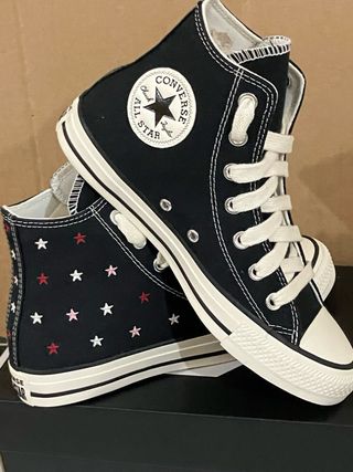 Converse Ctas Hi talla 40 total eclipse/star/white