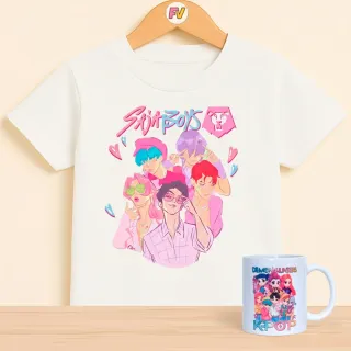 ✨ PACK CAMISETA + TAZA SAJA BOYS Y HUNTRIX ✨