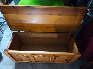 Baúl castellano madera perfecto estado