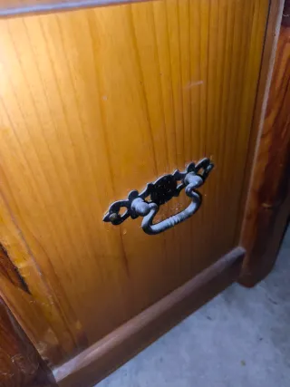 Baúl castellano madera perfecto estado