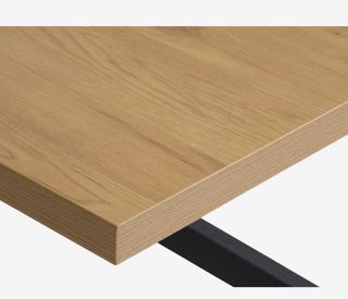 Mesa Comedor JYSK Roble Cálido Negro