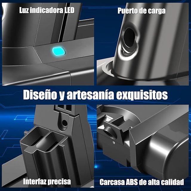 NexEnercell V7 6000mAh Batería para Dyson V7