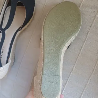 Sandalias cuña esparto CLOWSE Talla 39