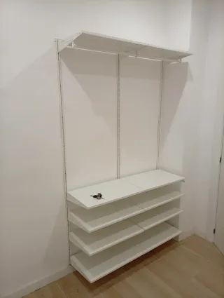 Estantería modular blanca 120x40