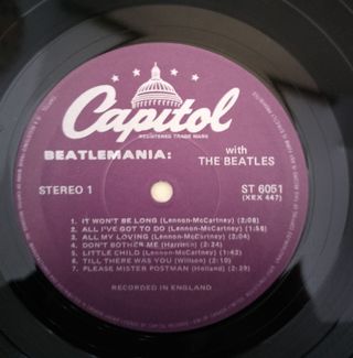 The Beatles - Beatlemania! With The Beatles LP