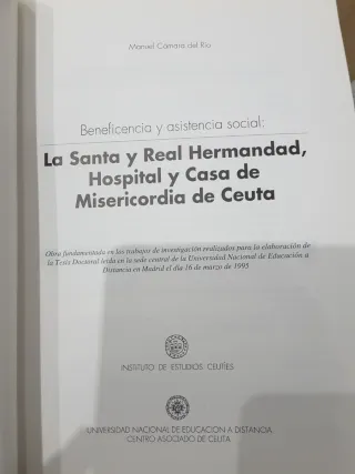 3 libros HISTORIA DE CEUTA