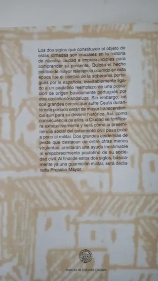 3 libros HISTORIA DE CEUTA
