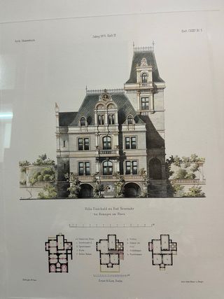 Lámina Arquitectura Villa Marco Dorado