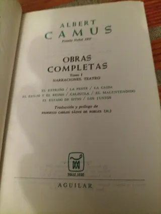 Obras completas. A. Camus