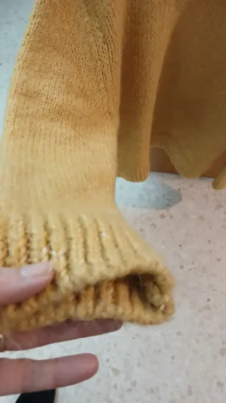 Jersey Zara Amarillo Talla M