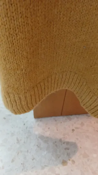 Jersey Zara Amarillo Talla M