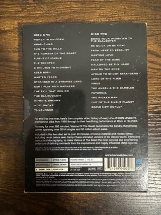 DVD Iron Maiden Visions Of The Beast