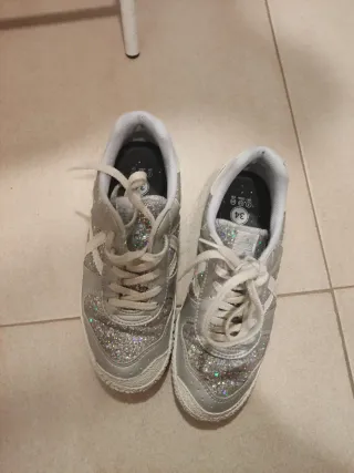 Zapatillas Munich Niña Talla 34 Glitter