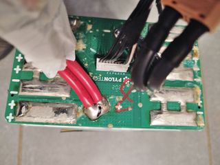 Blocco 9 celle LiFePO4 3.2V 25Ah