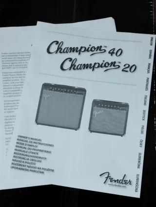FENDER Champion 40 Amplificador guitarra