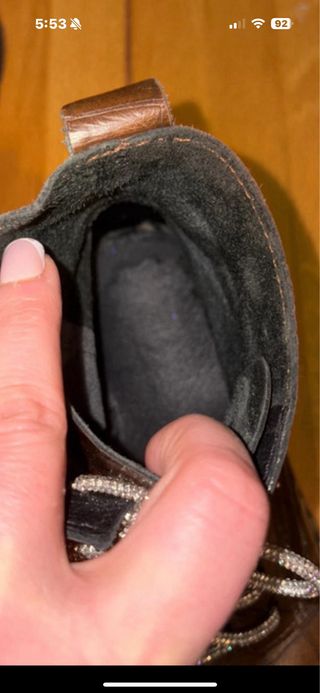 Botines de piel marrones