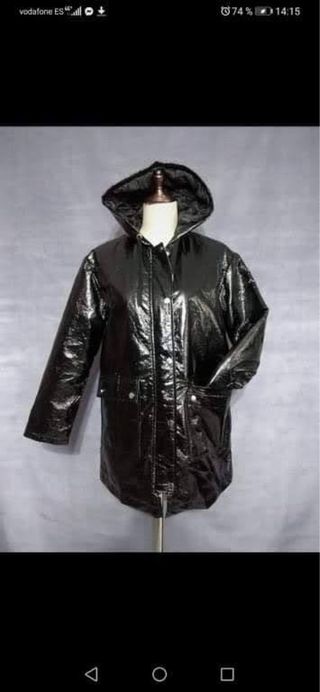 Chubasquero El Corte Inglés Negro T40